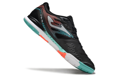 Joma Top Flex IC Football Shoes - Black/Jade/Red