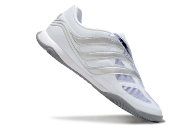 Adidas Predator 25 Elite Foldover Tongue IC Football Shoes - Beige/White/Silver
