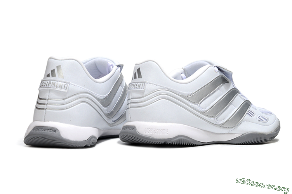 Adidas Predator 25 Elite Foldover Tongue IC Football Shoes - Beige/White/Silver 6