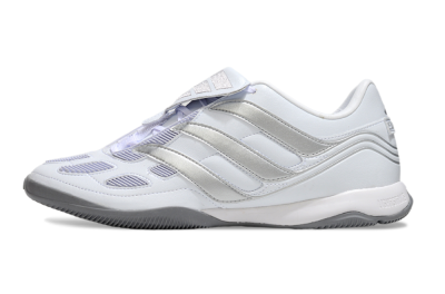 Adidas Predator 25 Elite Foldover Tongue IC Football Shoes - Beige/White/Silver