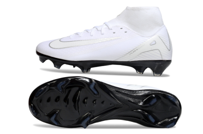 Nike Air Zoom Mercurial Superfly 10 Academy FG Football Boots - White/Silver/Black
