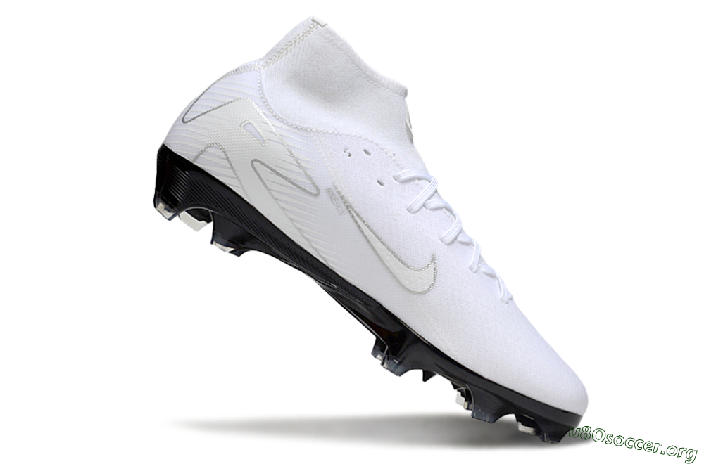 Nike Air Zoom Mercurial Superfly 10 Academy FG Football Boots - White/Silver/Black 4