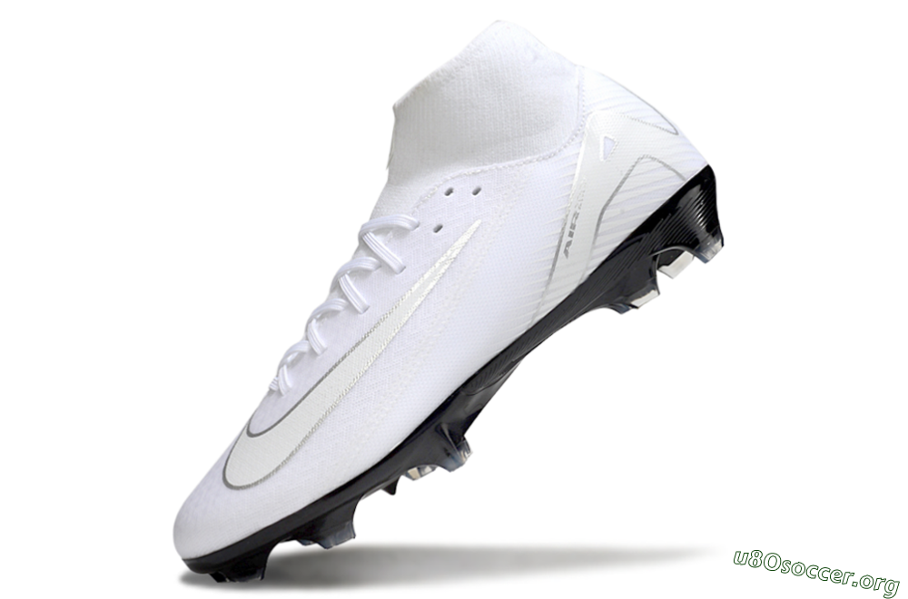 Nike Air Zoom Mercurial Superfly 10 Academy FG Football Boots - White/Silver/Black 5