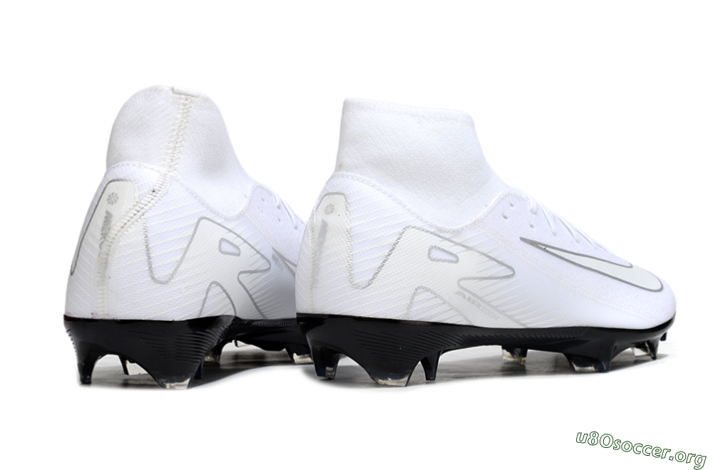 Nike Air Zoom Mercurial Superfly 10 Academy FG Football Boots - White/Silver/Black 6