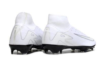 Nike Air Zoom Mercurial Superfly 10 Academy FG Football Boots - White/Silver/Black