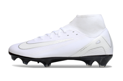 Nike Air Zoom Mercurial Superfly 10 Academy FG Football Boots - White/Silver/Black