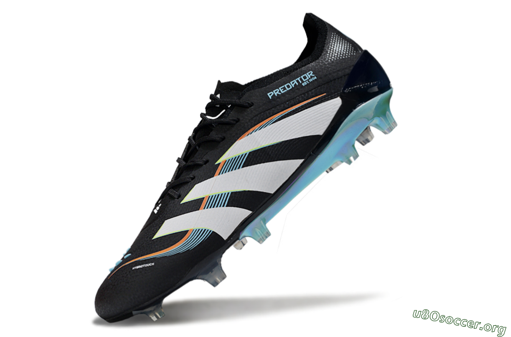 Adidas Predator 25 Elite FG Football Boots - Black/White/Jade 5