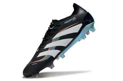 Adidas Predator 25 Elite FG Football Boots - Black/White/Jade
