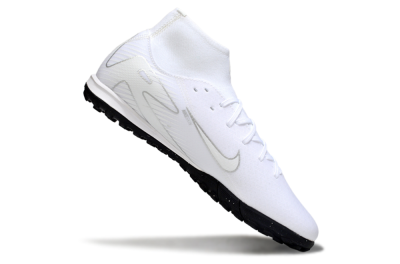 Nike Air Zoom Mercurial Superfly 10 Academy TF Football Shoes - White/Silver/Black