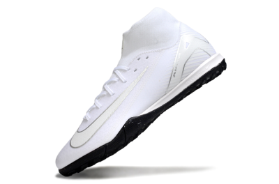 Nike Air Zoom Mercurial Superfly 10 Academy TF Football Shoes - White/Silver/Black