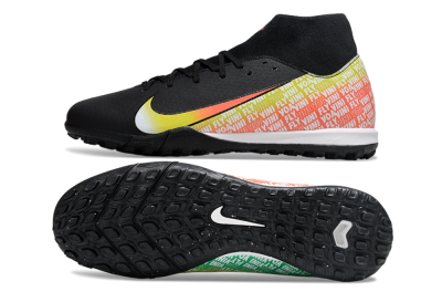 Nike Air Zoom Mercurial Superfly 10 Academy TF Football Shoes - Black/Yellow/Red