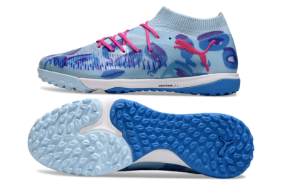 Puma Future 8 Ultimate TF Football Shoes - Blue/Pink/White