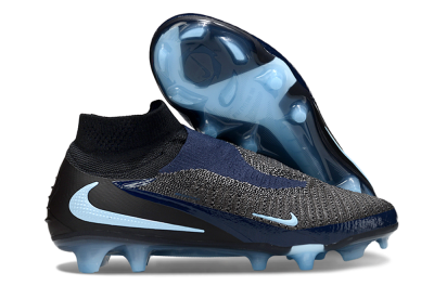 Nike Phantom 6 Elite High FG Football Boots - Silver/White/Black