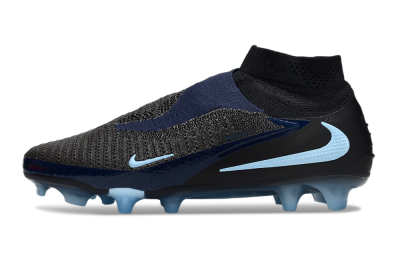 Nike Phantom 6 Elite High FG Football Boots - Silver/White/Black