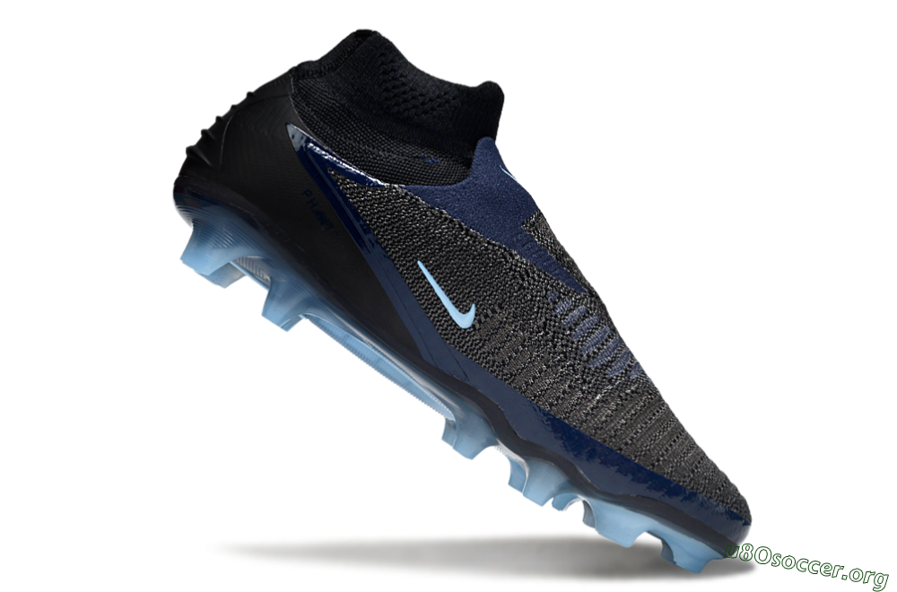 Nike Phantom 6 Elite High FG Football Boots - Silver/White/Black 4