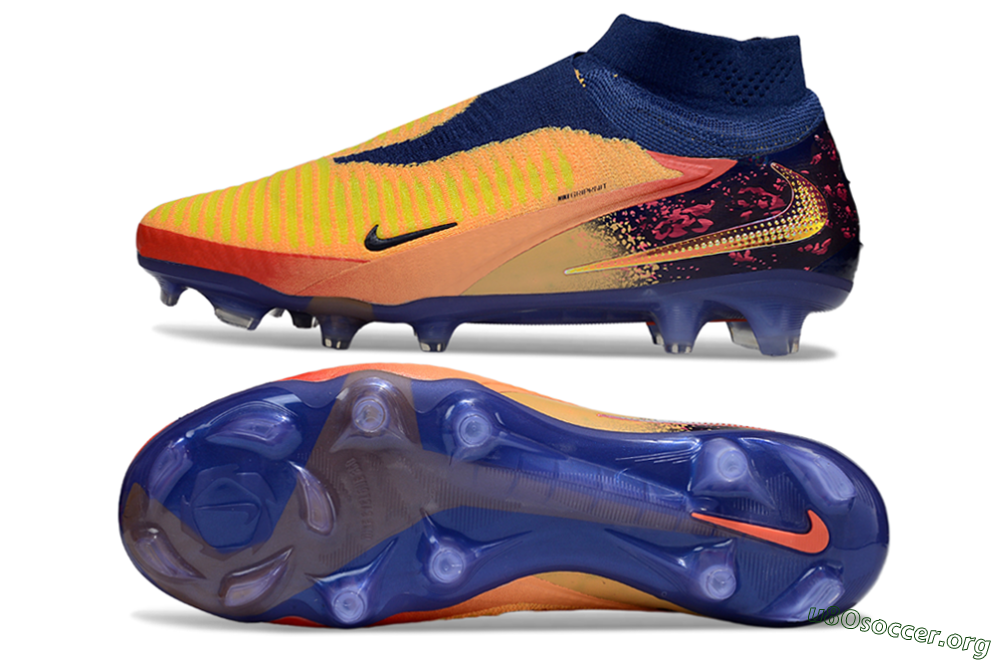 Nike Phantom 6 Elite FG Football Boots - Red/Yellow/Blue 1