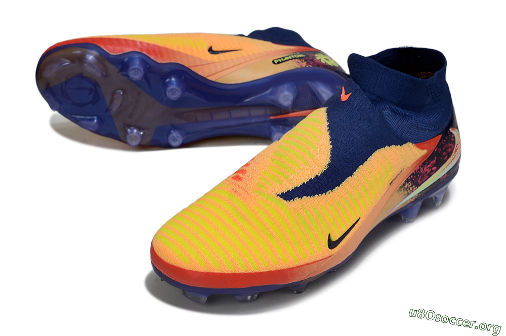 Nike Phantom 6 Elite FG Football Boots - Red/Yellow/Blue 0
