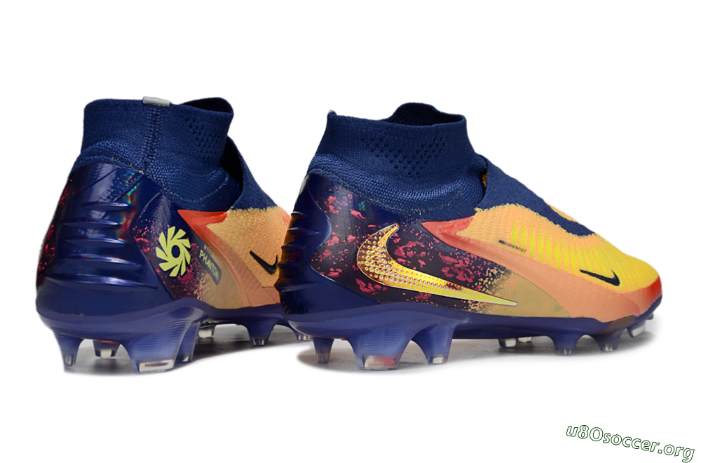 Nike Phantom 6 Elite FG Football Boots - Red/Yellow/Blue 6