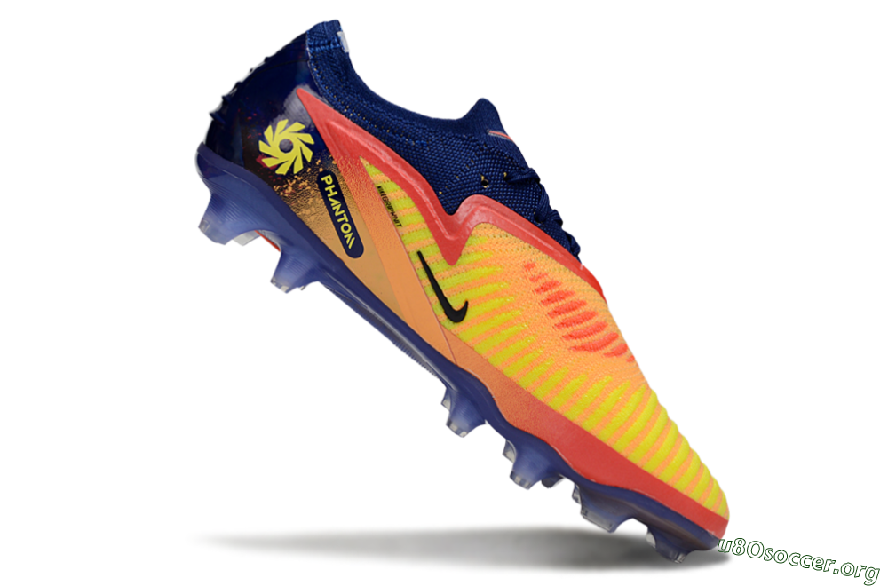 Nike Phantom 6 Elite Low FG Football Boots - Yellow/Red/Blue/Gold 4