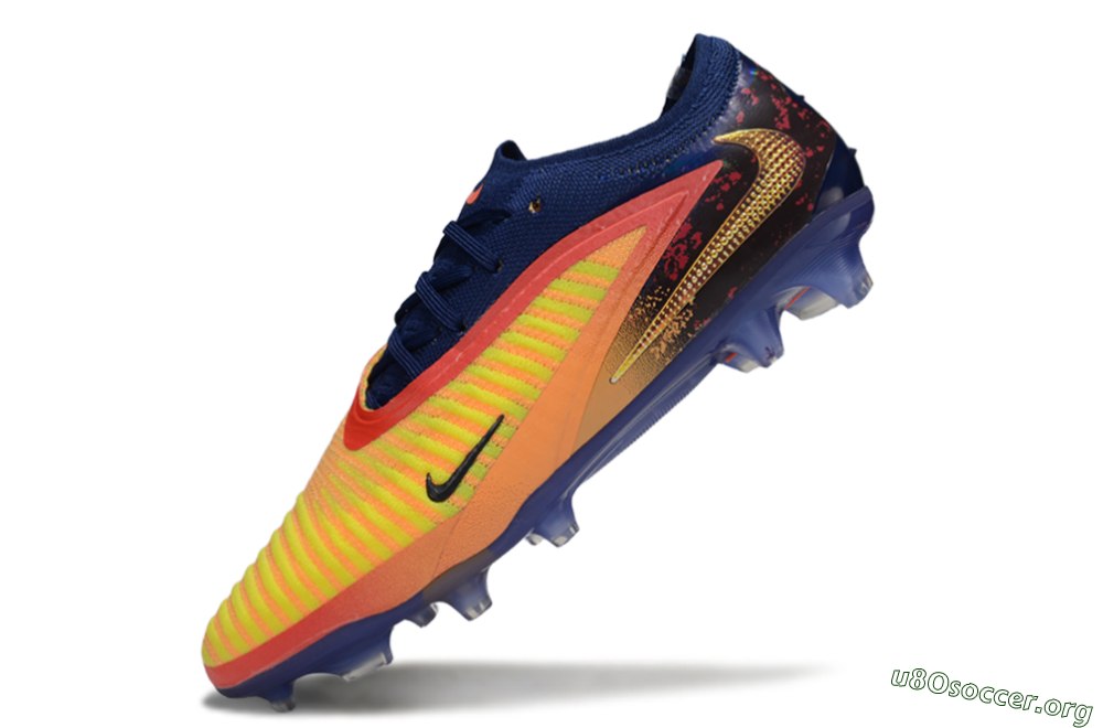 Nike Phantom 6 Elite Low FG Football Boots - Yellow/Red/Blue/Gold 5
