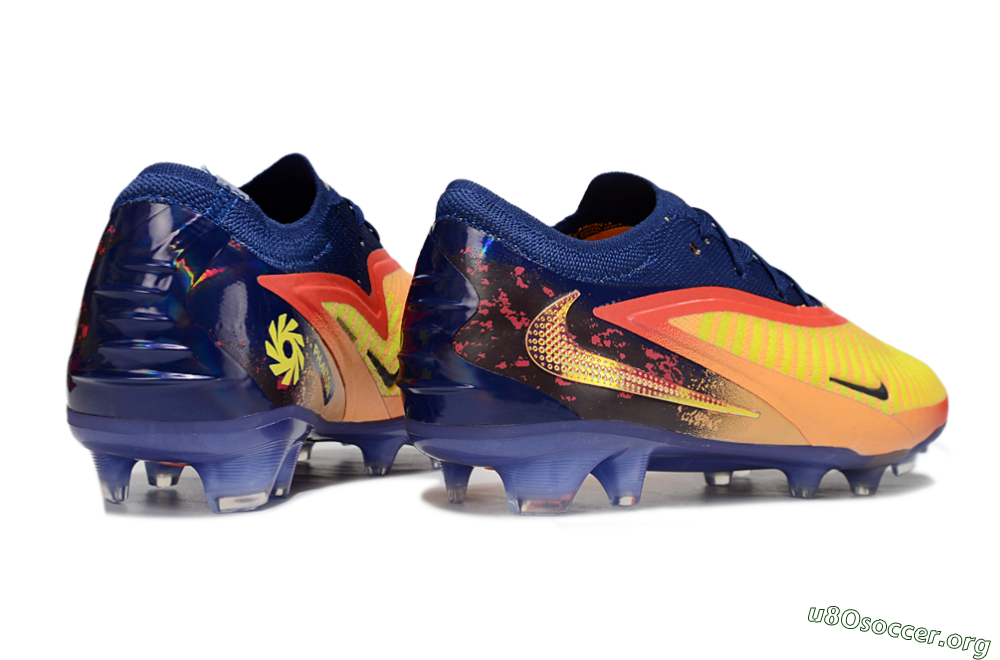 Nike Phantom 6 Elite Low FG Football Boots - Yellow/Red/Blue/Gold 6