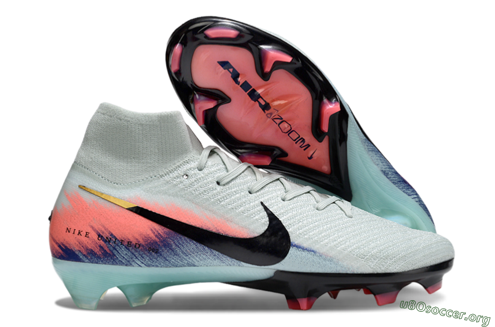 Nike Air Zoom Mercurial Superfly 10 Elite FG Football Boots - Jade/Black/Pink 2