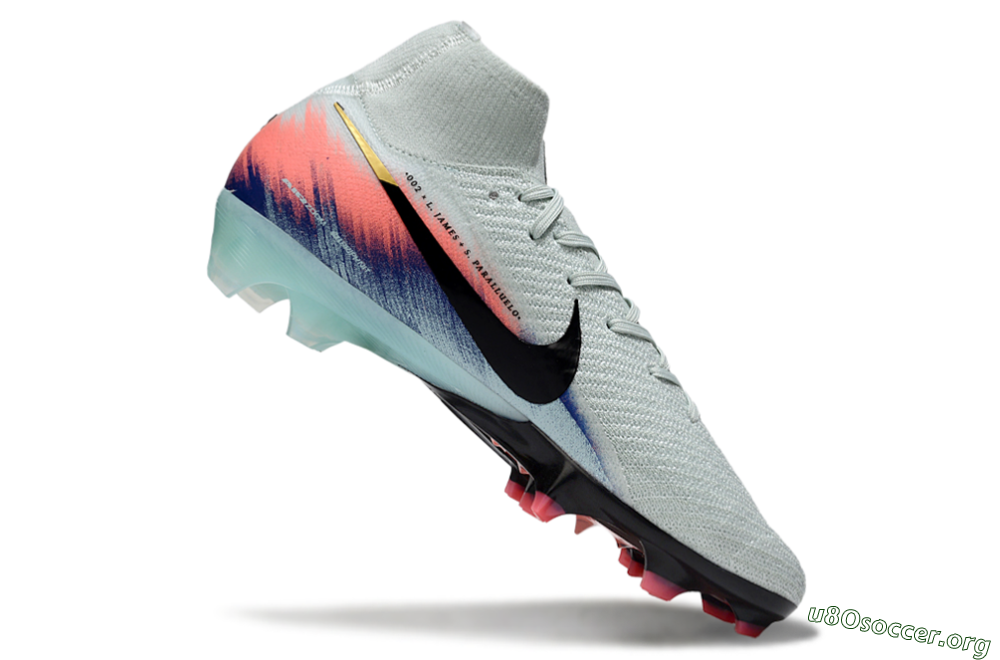 Nike Air Zoom Mercurial Superfly 10 Elite FG Football Boots - Jade/Black/Pink 4