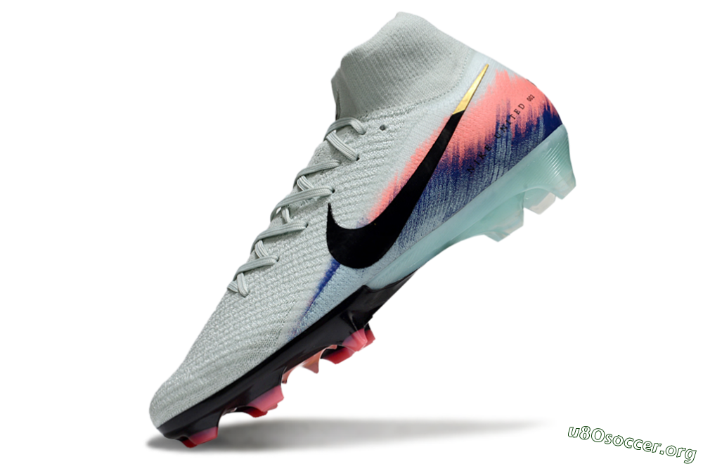 Nike Air Zoom Mercurial Superfly 10 Elite FG Football Boots - Jade/Black/Pink 5
