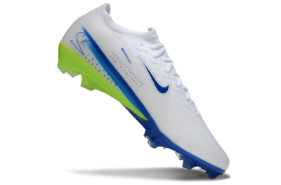 Nike Air Zoom Mercurial Vapor 16 Elite FG Football Boots - White/Blue/Yellow