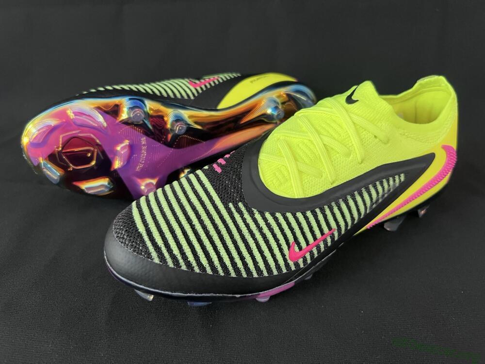 Nike Phantom 6 Elite Low FG Football Boots - Yellow/Black/Pink