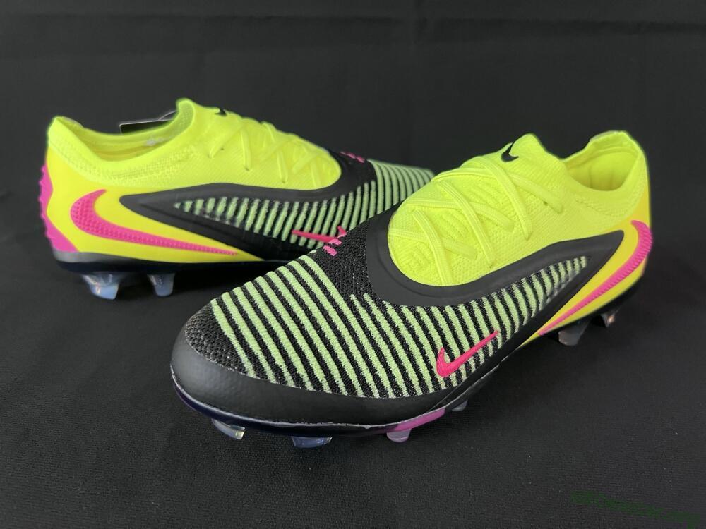 Nike Phantom 6 Elite Low FG Football Boots - Yellow/Black/Pink