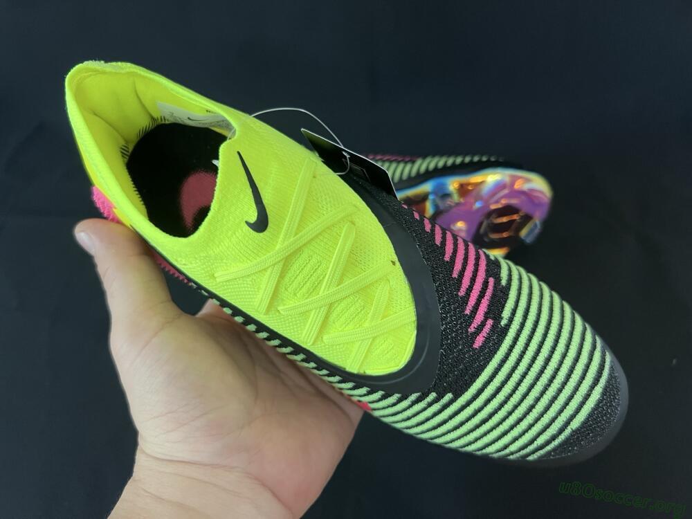 Nike Phantom 6 Elite Low FG Football Boots - Yellow/Black/Pink