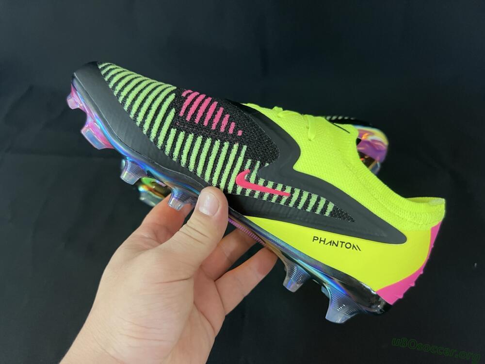 Nike Phantom 6 Elite Low FG Football Boots - Yellow/Black/Pink