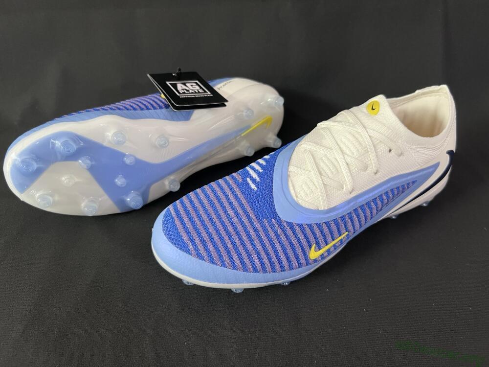 Nike Phantom 6 Elite Low FG Football Boots - Blue/White/Yellow