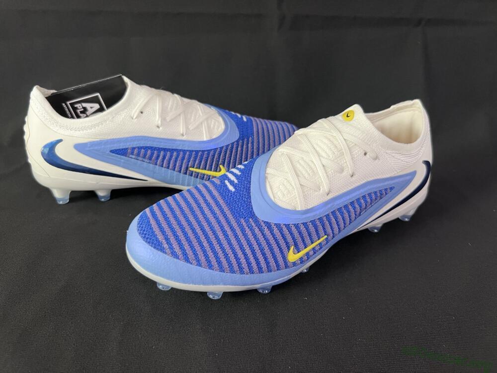 Nike Phantom 6 Elite Low FG Football Boots - Blue/White/Yellow
