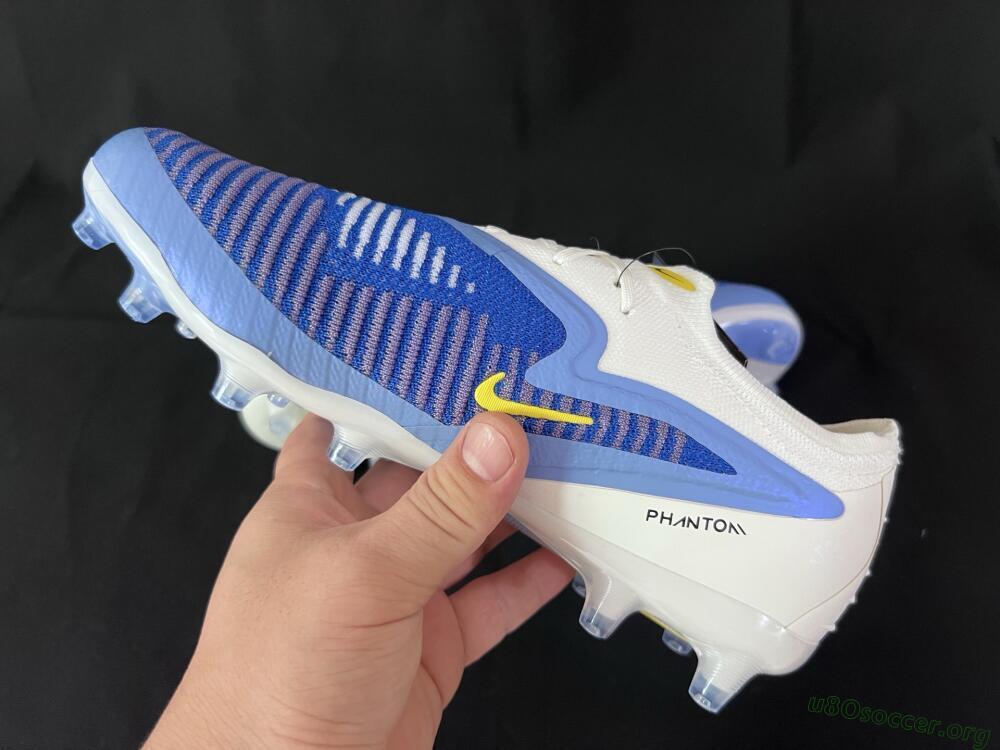 Nike Phantom 6 Elite Low FG Football Boots - Blue/White/Yellow