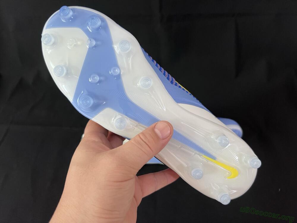 Nike Phantom 6 Elite Low FG Football Boots - Blue/White/Yellow