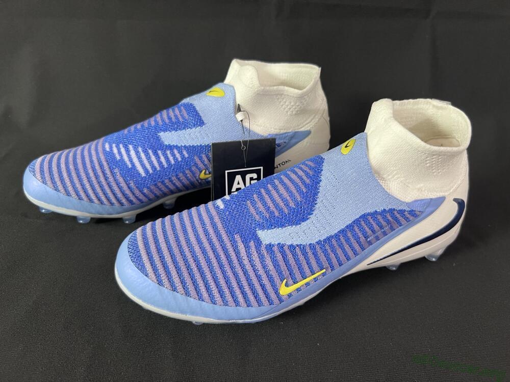Nike Phantom 6 High Elite AG Football Boots - Blue/White/Black