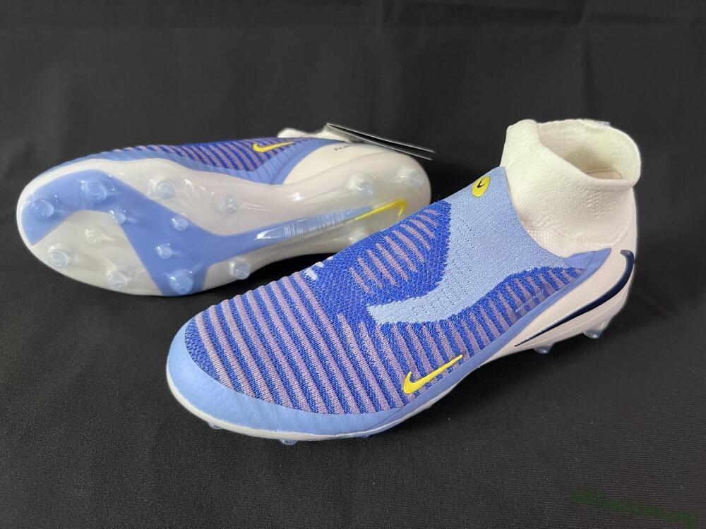 Nike Phantom 6 High Elite AG Football Boots - Blue/White/Black