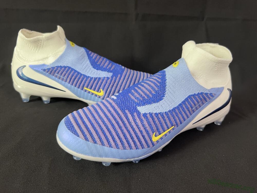 Nike Phantom 6 High Elite AG Football Boots - Blue/White/Black