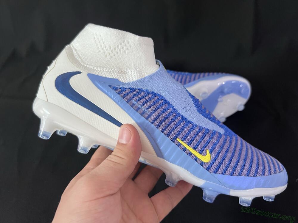 Nike Phantom 6 High Elite AG Football Boots - Blue/White/Black