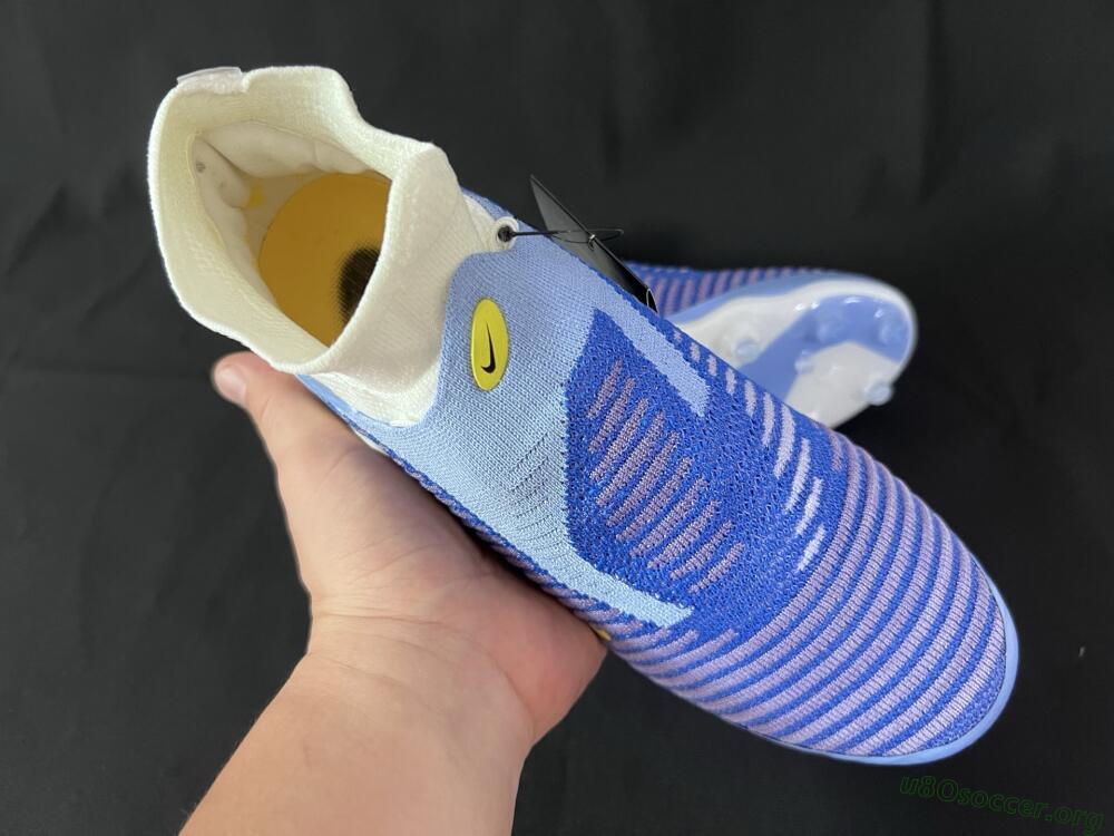 Nike Phantom 6 High Elite AG Football Boots - Blue/White/Black