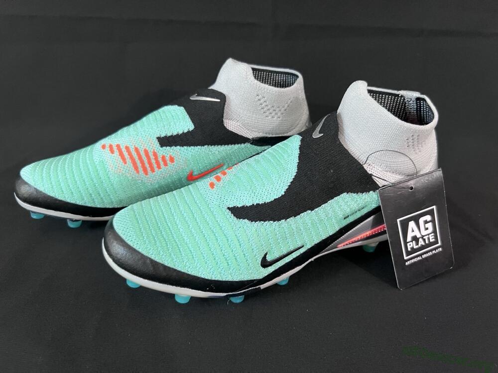 Nike Phantom 6 High Elite AG Football Boots - Jade/Black/Silver