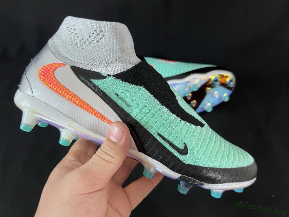 Nike Phantom 6 High Elite AG Football Boots - Jade/Black/Silver