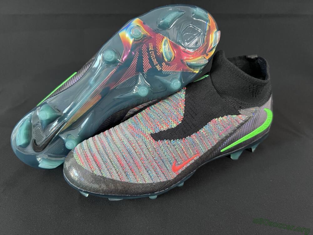 Nike Phantom 6 Elite FG Football Boots - Black/Yellow/Red