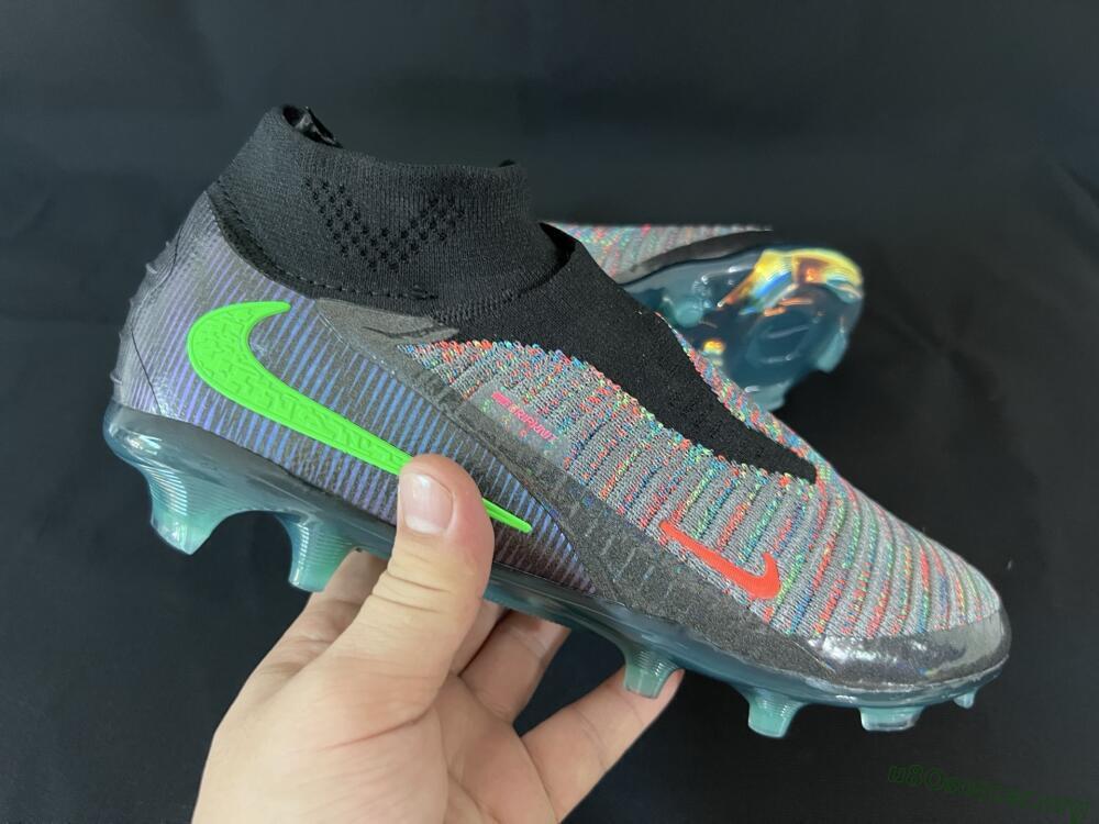 Nike Phantom 6 Elite FG Football Boots - Black/Yellow/Red