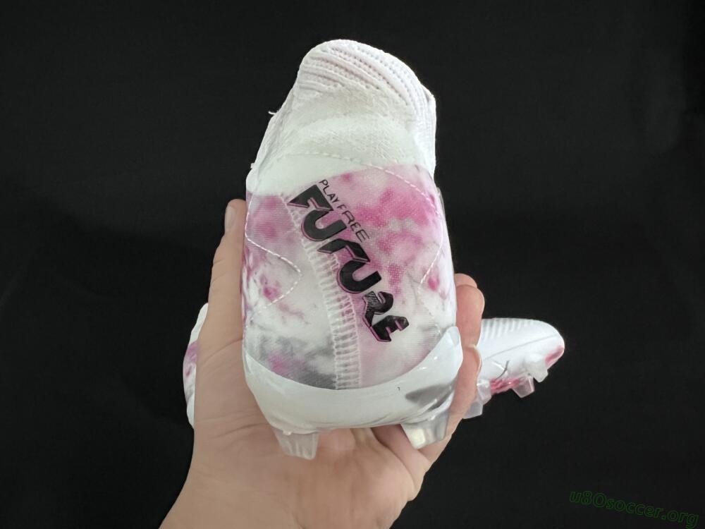 Puma Future 8 Ultimate FG Football Boots - White/Pink/Silver