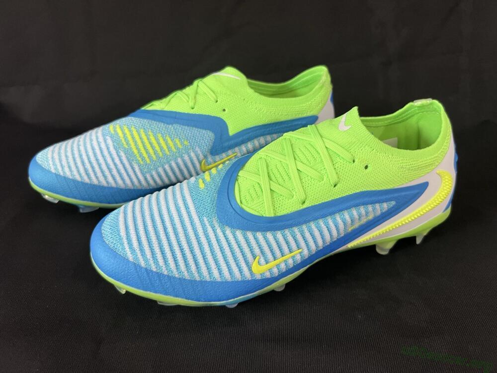 Nike Phantom 6 Low Elite FG Football Boots - Blue/Yellow/White