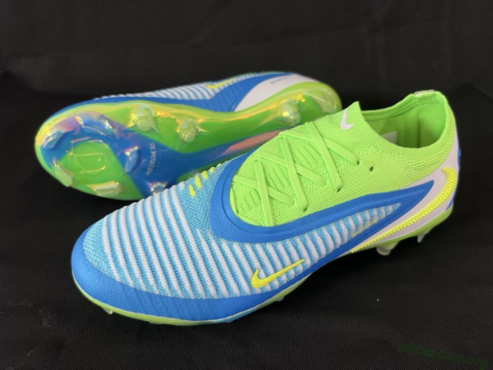 Nike Phantom 6 Low Elite FG Football Boots - Blue/Yellow/White