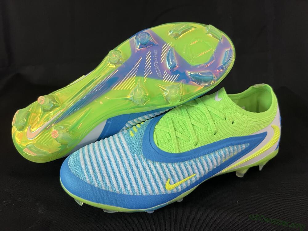 Nike Phantom 6 Low Elite FG Football Boots - Blue/Yellow/White